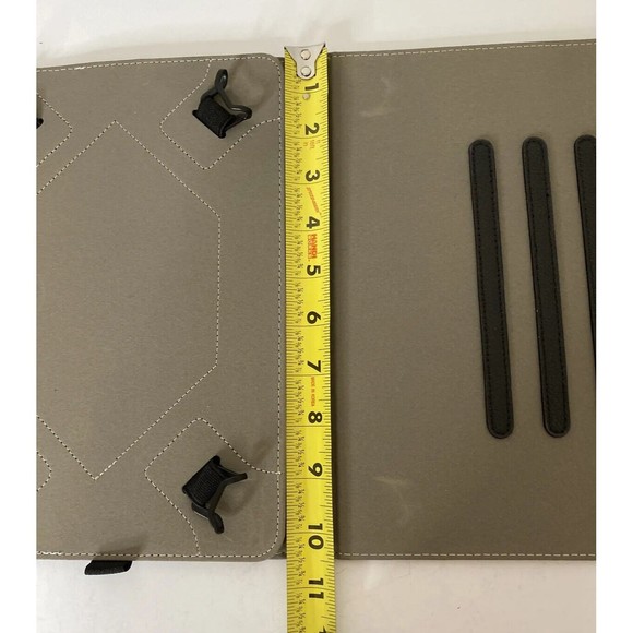 Black Pro Case Magnetic Folding Folio Case For Tablet With Pencil Holder - Picture 13 of 15